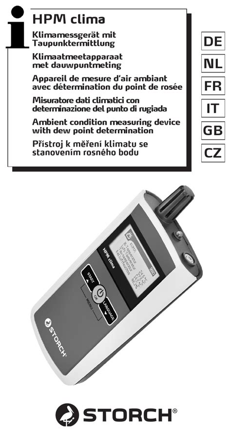 STORCH HPM CLIMA OPERATING MANUAL Pdf 